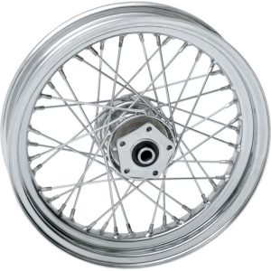 DRAG SPECIALTIES Chrome Front 16 x 3 40-Spoke Laced Wheel Assembly - 0203-0408