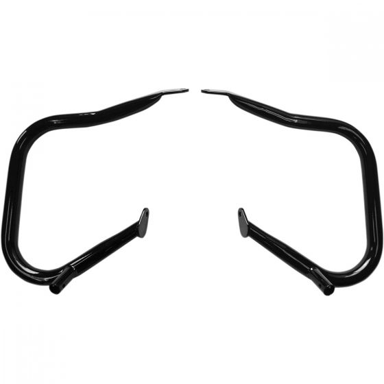 DRAG SPECIALTIES Black Powdercoat Big Buffalo Saddlebag Bars - 0506-0790