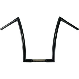 TODD'S CYCLE 10" Gloss Black Strip 1-1/4" Handlebars - 0601-2717