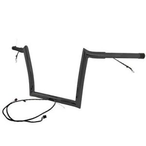 PAUL YAFFE Black Pre-Wired 14 in. Monkey Bar Handlebar - OEMPW-15L-14-B