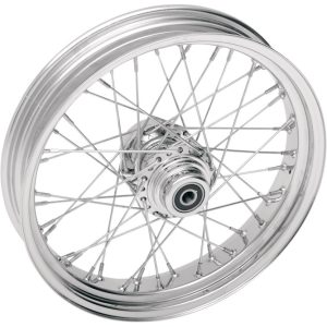 DRAG SPECIALTIES Front Chrome 16x3 40-Spoke Laced Wheel Assembly - 0203-0529