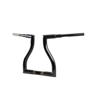 LA CHOPPERS Gloss Black 1 1/2 in. Thresher 14 in Rise Handlebar - LA-7317-14B