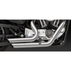 VANCE & HINES Chrome Shortshots Staggered Exhaust System - 17219