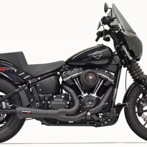 BASSANI Black Ripper Road Rage 2 Into 1 Exhaust System - 1S73B