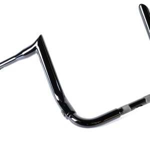 FACTORY 47 Gloss Black 1 1/2 in. Assault 12 in. Rise Handlebar - hb1025012b