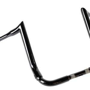 FACTORY 47 Gloss Black 1 1/2 in. Assault 14 in. Rise Handlebar - hb1025014b