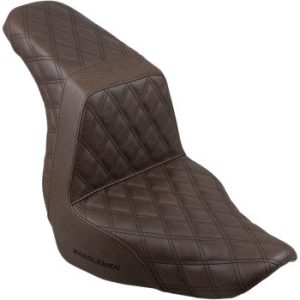 SADDLEMEN Brown Lattice Stitch Step-Up Seat - 818-29-175BR