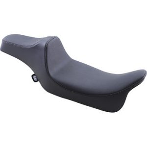 DRAG SPECIALTIES Black Extended Reach Predator III Smooth Seat - 0801-1259