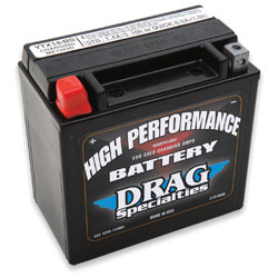 DRAG SPECIALTIES High Performance 12-Volt AGM Battery - 2113-0011