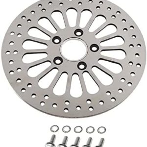 BIKERS CHOICE Polished Front 11 1/2" Mesh Style Brake Rotor - M-RT-2160