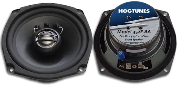 HOGTUNES Generation 3 5-1/4 in. Front Replacement 2 OHM Speakers - 352F-AA