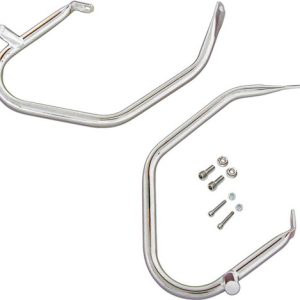 DRAG SPECIALTIES Chrome Low-Profile Saddlebag Guards - 0505-1564