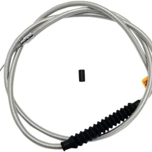 LA CHOPPERS Stainless Braided Clutch Cable for Use w/12 in. to 14 in. Ape Hangers - LA-8005C13