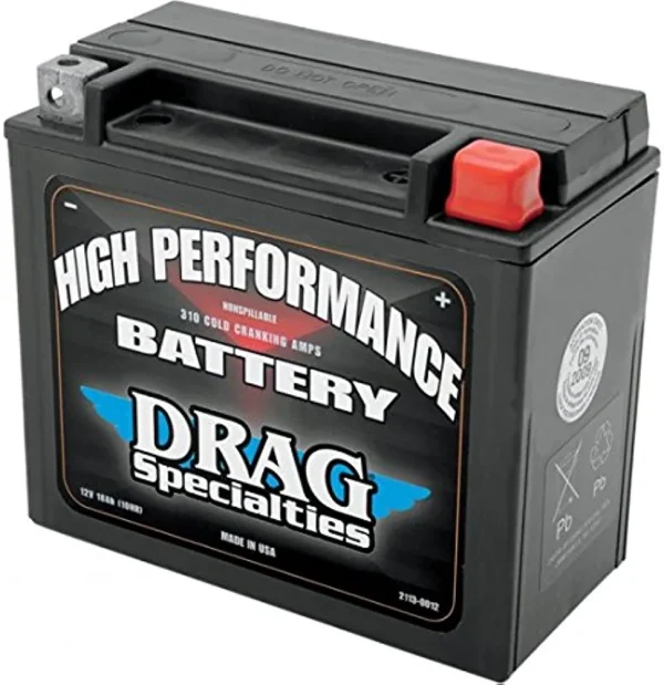 DRAG SPECIALTIES High Performance 12-Volt AGM Battery - 2113-0012