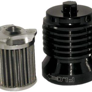 FLO OIL FILTERS Black FLO Stainless Steel Reusable Spin-On Oil Filter - PCS4B