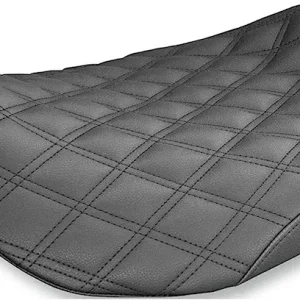 SADDLEMEN Black Renegade Lattice-Stitch Solo Seat - 808-07B-002LS