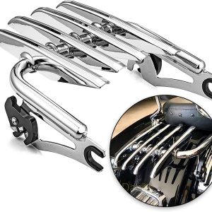 CMC MOTORSPORTS Chrome Stealth Luggage Rack - 09 Luggage Rack - CH-1