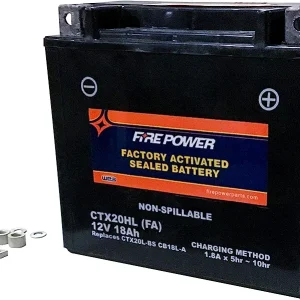 FIRE POWER Sealed Factory Activated Battery - CTX20HL-BS(FA)