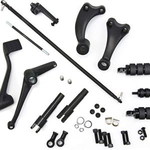 FACTORY SPEC Black Forward Control Set/ISO Pegs - 30-7050-B