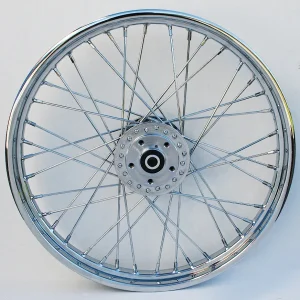 V-FACTOR Chrome 21x2.15 40 Spoke Front Wheel - 51639