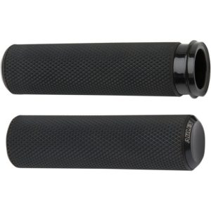 ARLEN NESS Black Anodized Knurled Grips - 07-327