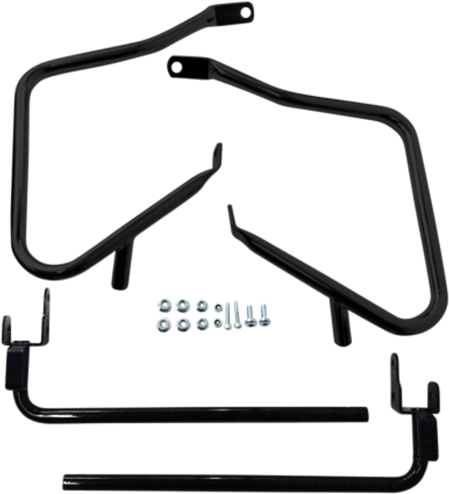 DRAG SPECIALTIES Chrome Saddlebag Guards/Support Kit - 3501-1241