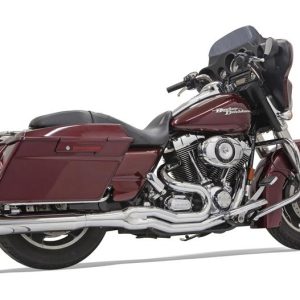 BASSANI Chrome B4 Exhaust System W/Straight Muffler - FLH-757