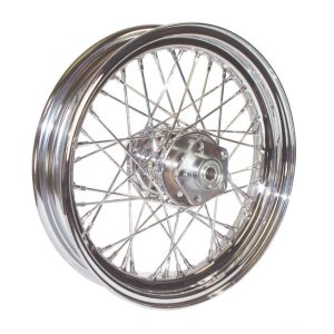 V-FACTOR Chrome 16x3.00 40 Spoke Rear Wheel - 51645