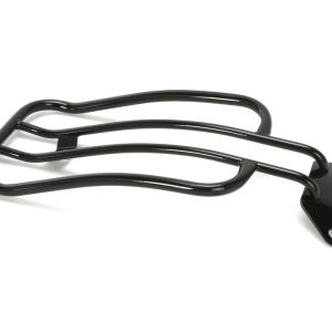 MOTHERWELL PRODUCTS Gloss Black 7 in. Solo Luggage Rack - MWL-137-18-GB