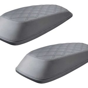 SADDLEMEN Lattice Stitch Saddlebag Lid Covers - L870-14-LS