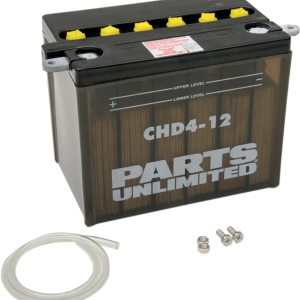 PARTS UNLIMITED Heavy Duty 12-Volt Battery - RCHD412