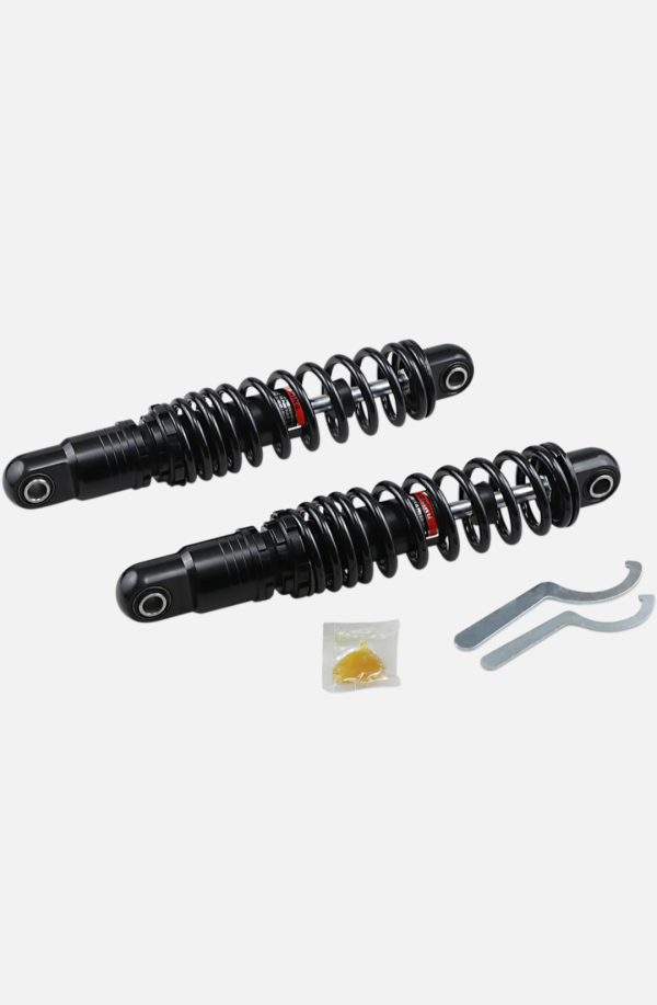 DRAG SPECIALTIES 13 in. Black Heavy Duty Premium Ride Height Adjustable Shock - 1310-1674