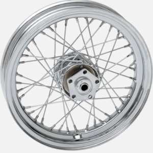 V-FACTOR Chrome 16x3.00 40 Spoke Front/Rear Wheel - 51642