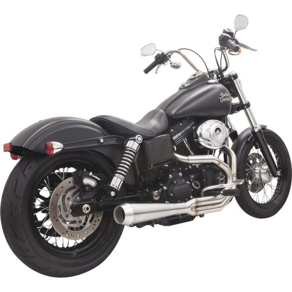 BASSANI Road Rage Type III Stainless 2-Into-1 Exhaust - 1D1SS