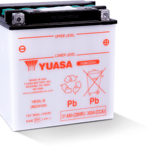 YUASA Yumicron High Powered 12-Volt Battery - YB30L-B