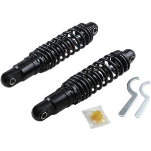 DRAG SPECIALTIES 12 in. Black Heavy Duty Premium Ride Height Adjustable Shock - 1310-1672