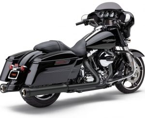 COBRA Raven Black 4.5 in. Neighbor Haters Slip-On Mufflers - 6289RB