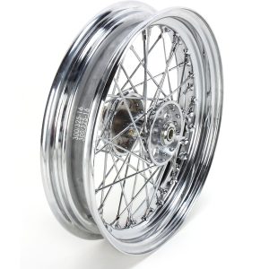 DRAG SPECIALTIES Chrome Rear 16 x 3 40-Spoke Laced Wheel Assembly - 0204-0373