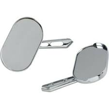 KURYAKYN Chrome Magnum Mirror Set - 1430