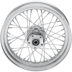 DRAG SPECIALTIES Chrome Rear 16 x 3.00 40-Spoke Laced Wheel Assembly - 0204-0371