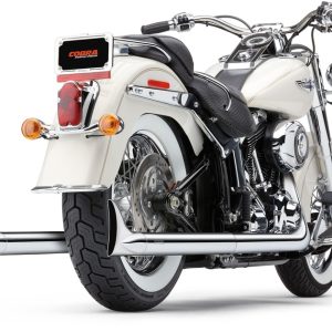 COBRA Chrome True Duals Exhaust System w/Fishtail Tips - 6989