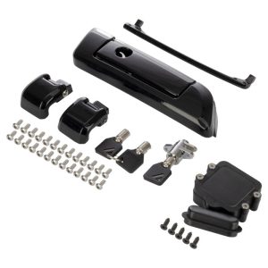 HOGWORKZ Black Tour Pack Hinges & Latch Kit - HW129158