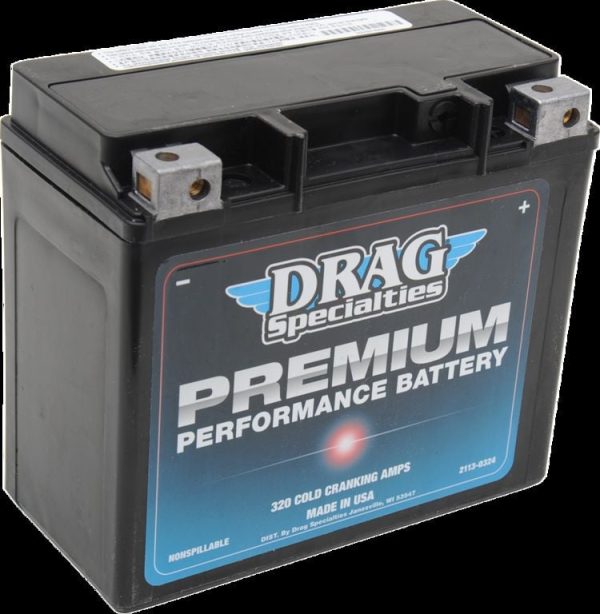 DRAG SPECIALTIES Premium Performance 12-Volt AGM Battery - 2113-0324