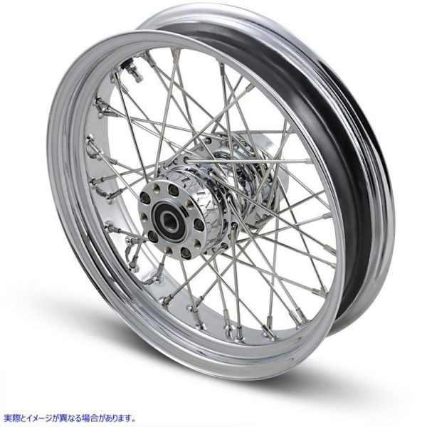 DRAG SPECIALTIES Rear Chrome 16x3 40-Spoke Laced Wheel Assembly - 0204-0423