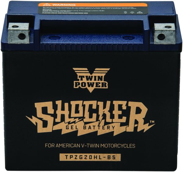 TWIN POWER Shocker Gel Battery - TPZG20HL-BS