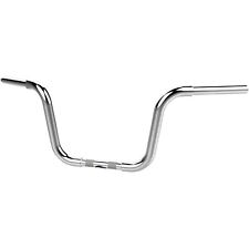 KHROME WERKS Chrome 10 in. Fat Bobber Ape Hangers 1 1/4 in. Handlebars - 300410