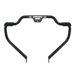 HOGWORKZ Flat Black Mustache Engine Guard/Crash Bar - HW157015