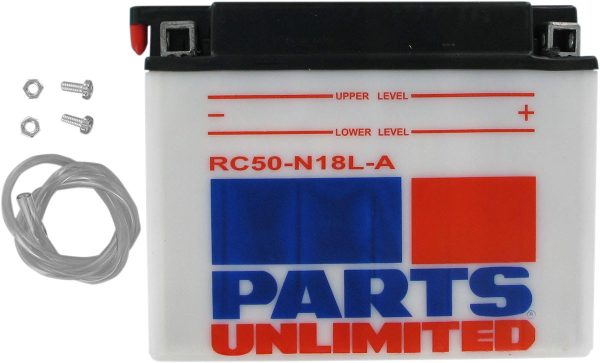 PARTS UNLIMITED Heavy Duty 12-Volt Battery - RC50N18LA2