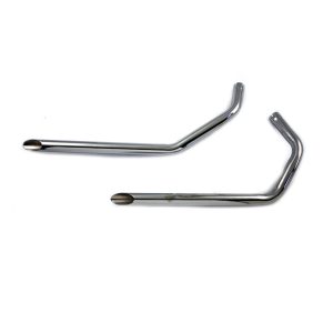 WYATT GATLING Chrome 2 in. Drag Pipe Extensions - 30-0444