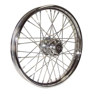 V-FACTOR Chrome 21x2.15 40 Spoke Front Wheel - 51636